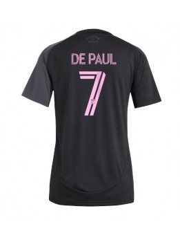 Billige Inter Miami Rodrigo De Paul #7 Bortedrakt Dame 2025-26 Kortermet
